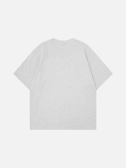 DAXUEN Oversized short-sleeved graphic t-shirt