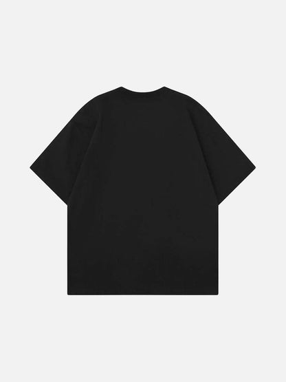 DAXUEN Oversized short-sleeved graphic t-shirt