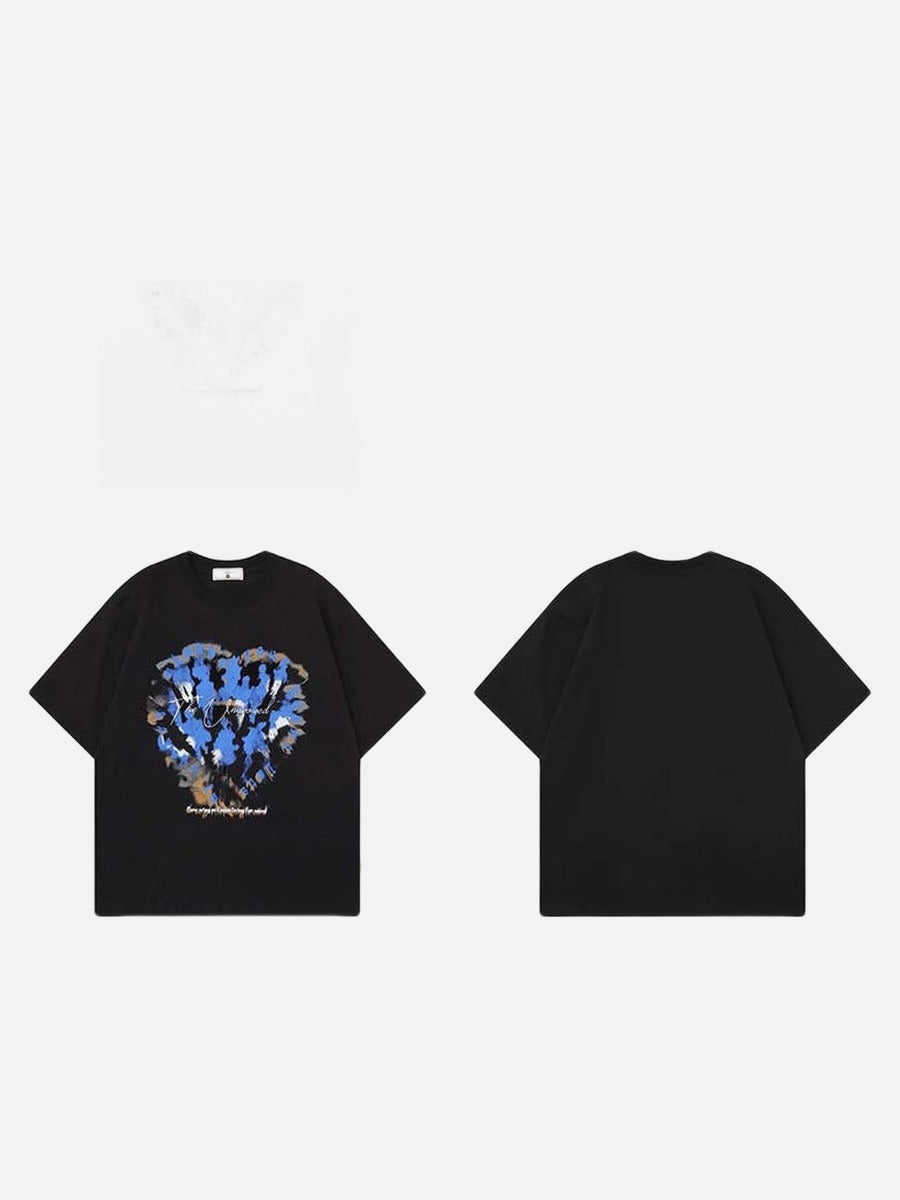 DAXUEN Oversized short-sleeved graphic t-shirt