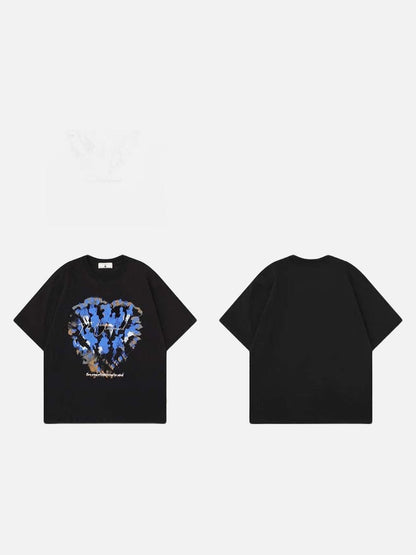DAXUEN Oversized short-sleeved graphic t-shirt