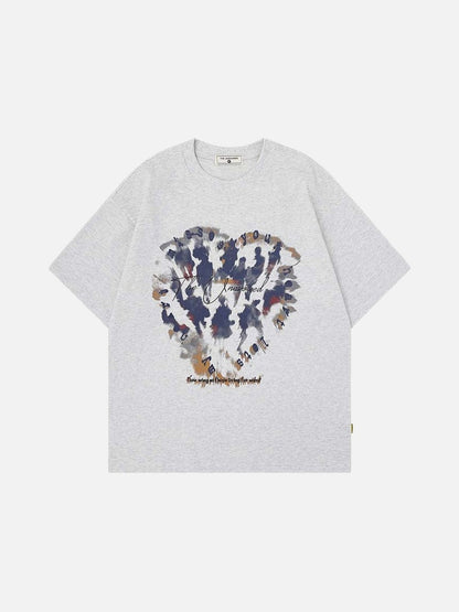 DAXUEN Oversized short-sleeved graphic t-shirt