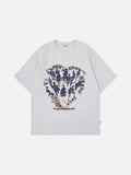 DAXUEN Oversized short-sleeved graphic t-shirt