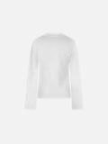 DAXUEN black mock neck top with tone-on-tone graphic