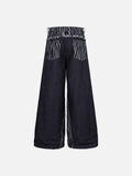 DAXUEN black balloon sweatpants with tribal graphics