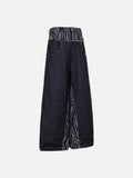 DAXUEN black balloon sweatpants with tribal graphics