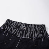 DAXUEN black balloon sweatpants with tribal graphics
