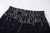 DAXUEN black balloon sweatpants with tribal graphics