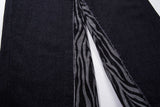 DAXUEN black balloon sweatpants with tribal graphics