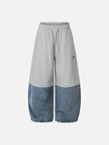 DAXUEN Two-tone oversized wide leg pants for men