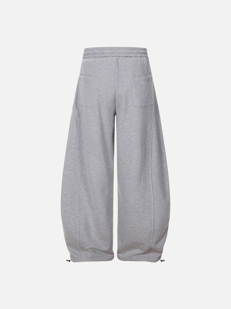 DAXUEN Two-tone loose-fit sweatpants with adjustable drawstrings