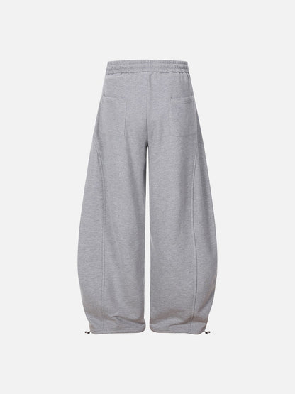 DAXUEN Two-tone loose-fit sweatpants with adjustable drawstrings