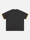 DAXUEN Two-tone oversized short-sleeved t-shirt