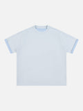 DAXUEN Two-tone oversized short-sleeved t-shirt