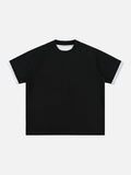 DAXUEN Two-tone oversized short-sleeved t-shirt