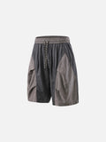 DAXUEN Men's two-tone textured loose shorts