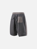 DAXUEN Men's two-tone textured loose shorts