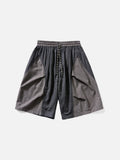 DAXUEN Men's two-tone textured loose shorts