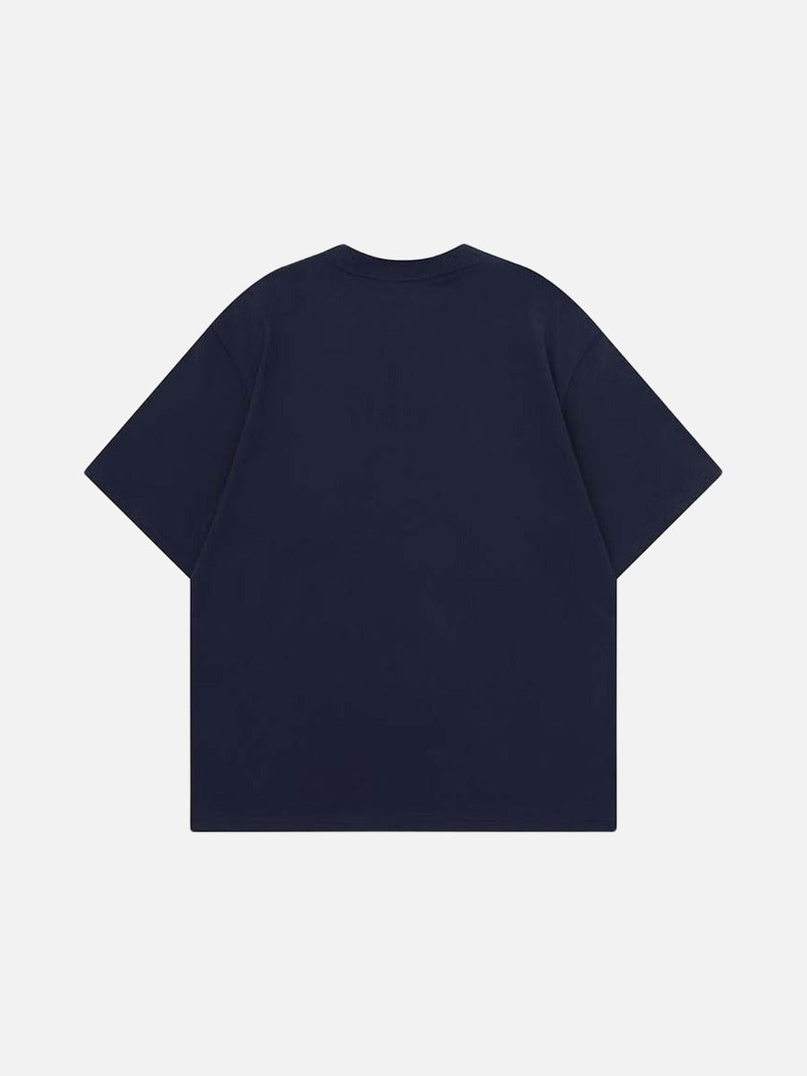 DAXUEN Relaxed fit crew neck t-shirt with graphic print