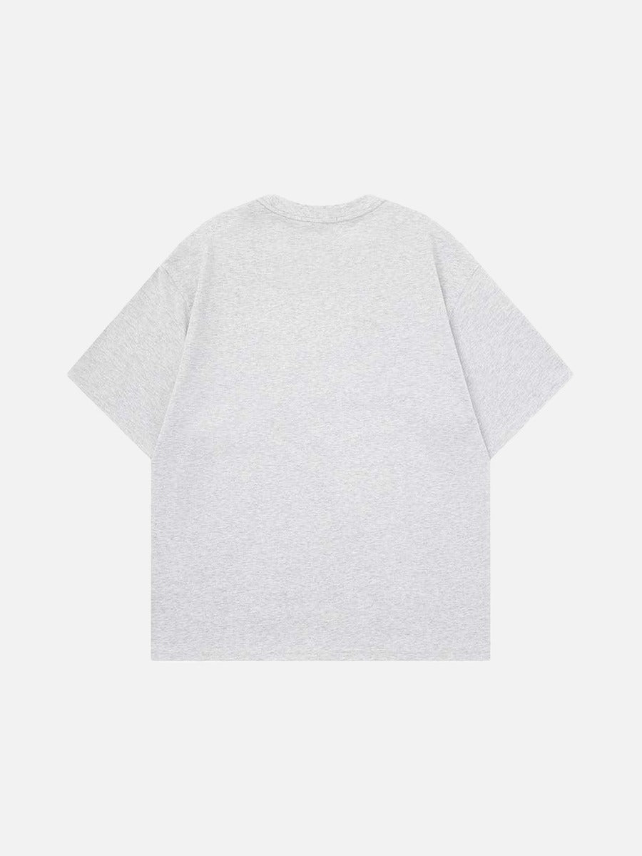 DAXUEN Relaxed fit crew neck t-shirt with graphic print