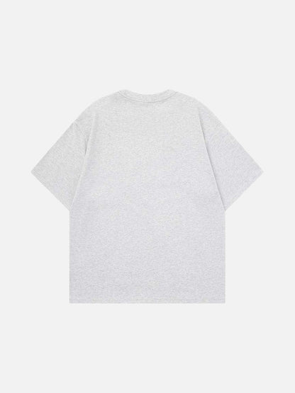 DAXUEN Relaxed fit crew neck t-shirt with graphic print