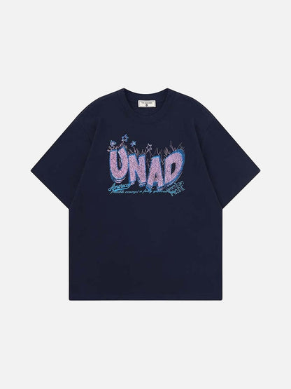 DAXUEN Relaxed fit crew neck t-shirt with graphic print