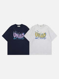 DAXUEN Relaxed fit crew neck t-shirt with graphic print