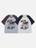 DAXUEN Graphic raglan t-shirt with cat designs