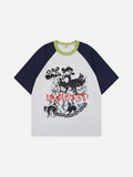 DAXUEN Graphic raglan t-shirt with cat designs