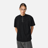 DAXUEN Oversized quarter-zip t-shirt with graphics