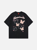 DAXUEN Unquestionably Butterfly Graphic T-Shirt