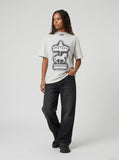 DAXUEN Unusual Carousel Graphic T-Shirt | DAXUEN — model photo