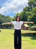 DAXUEN Unusual Original Graphic T-Shirt | DAXUEN — model photo