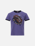 DAXUEN Unusual Original Ringer T-Shirt with cartoon graphics
