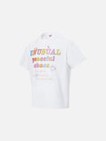 DAXUEN Unusual Peaceful Chaos graphic T-shirt