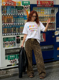 DAXUEN Unusual Peaceful Chaos T-Shirt | DAXUEN — model photo
