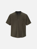 Rugged Henley Pocket Tee - T-Shirt