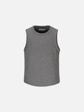 Ribbed Sleeveless Top for Men