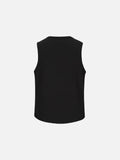 Ribbed Sleeveless Top for Men
