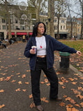 DAXUEN Loose-fit utility trousers in olive green and black — model photo
