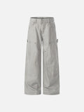 DAXUEN Wide leg utility pants with paint splatter effect