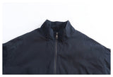 DAXUEN dark navy oversized bomber jacket with utility pockets