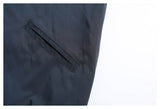 DAXUEN dark navy oversized bomber jacket with utility pockets