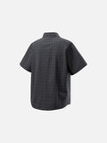 DAXUEN Short-sleeved button-up shirt with utility pockets