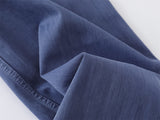 DAXUEN muted blue denim utility wide-leg pants