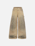 DAXUEN Ultra wide-leg loose-fitting pants with a high-waisted design
