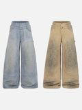 DAXUEN Ultra wide-leg loose-fitting pants with a high-waisted design