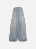 DAXUEN Ultra wide-leg loose-fitting pants with a high-waisted design