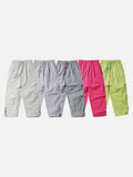 DAXUEN Wide-leg utility pants with drawstring and pockets