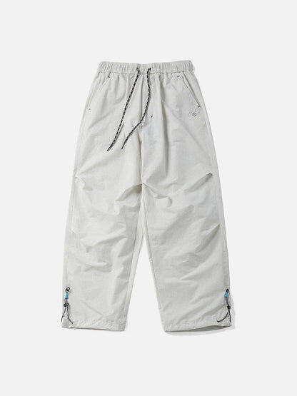 DAXUEN Wide-leg utility pants with drawstring and pockets