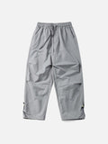 DAXUEN Wide-leg utility pants with drawstring and pockets